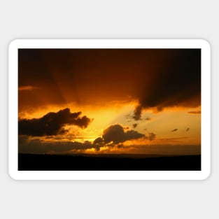 Crepuscular Rays Sticker